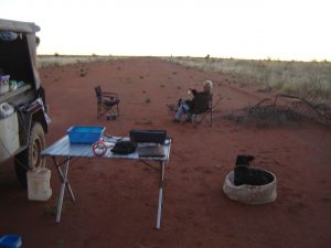 Chilla Well airstrip camp
