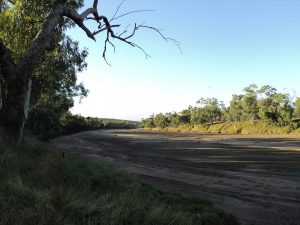 A dry Flinders River
