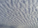 Striated clouds