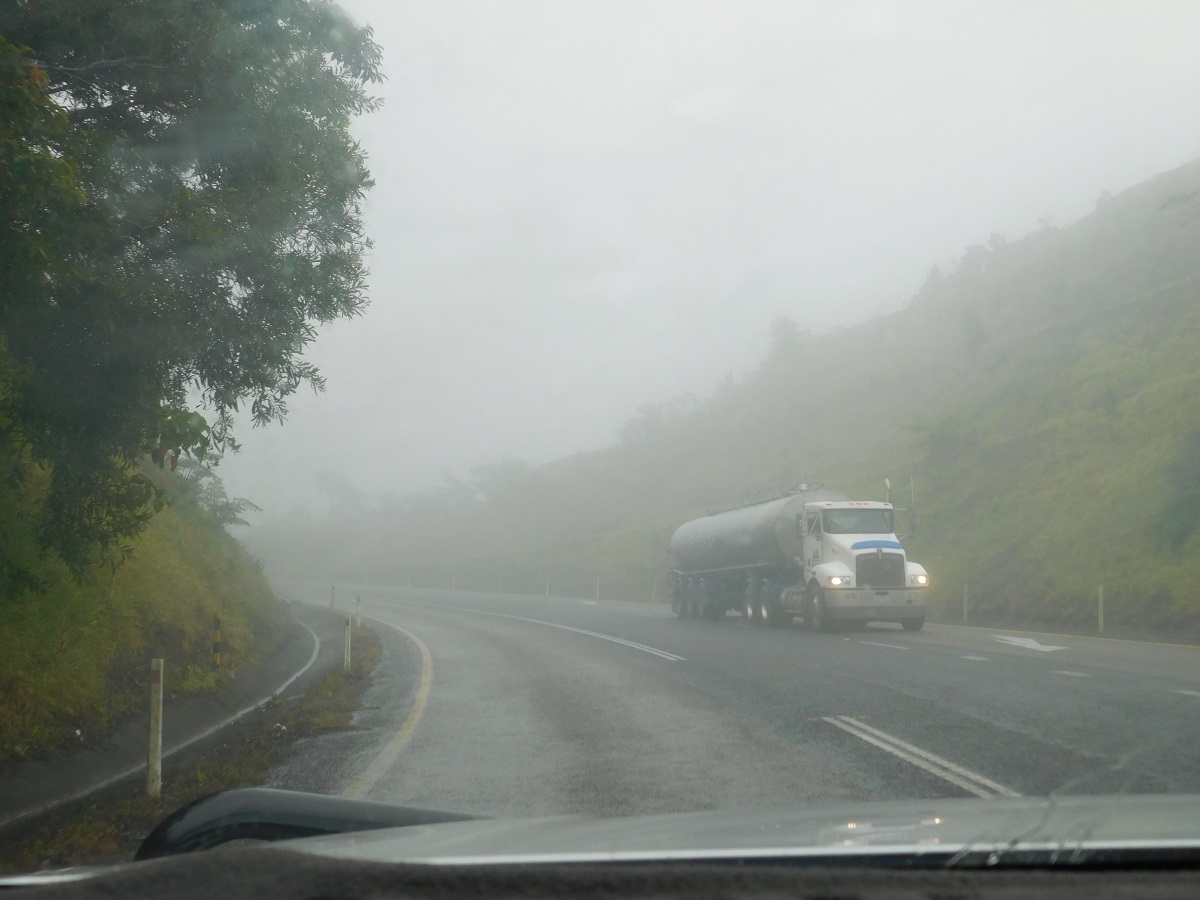 Driving in mist